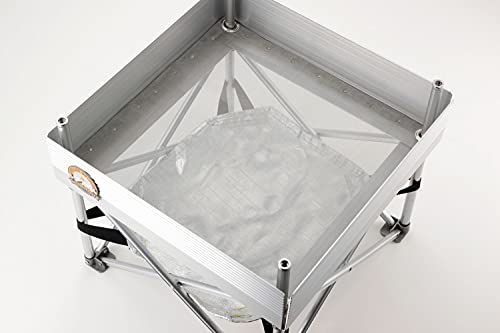 Portable Fire Pit 12x12in Campfire Stove & Grill for Camping & Backyard