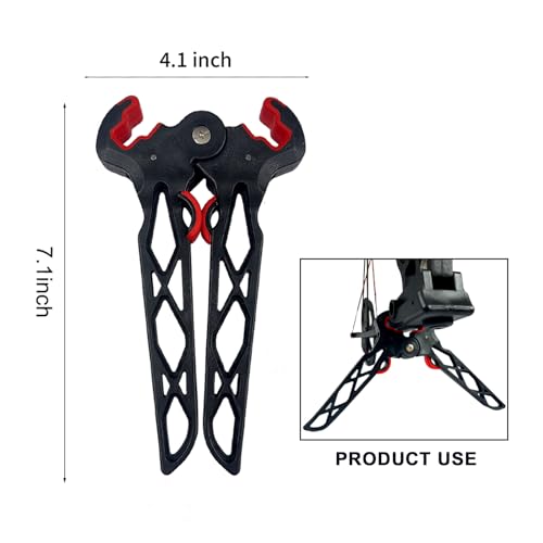 Folding Compound Bow Stand for Hunting and Shooting Accessories