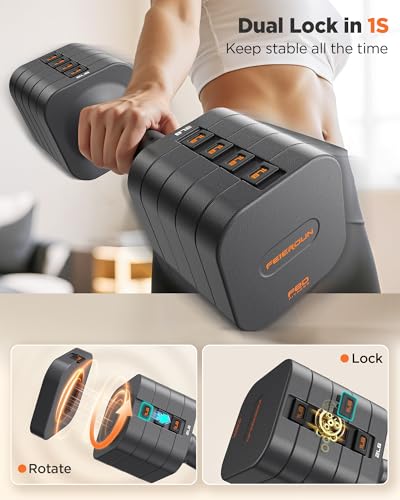 Adjustable Dumbbell Set 10LBS Pair - 5-in-1 Home Gym Weights for Strength & Rehab - Grey
