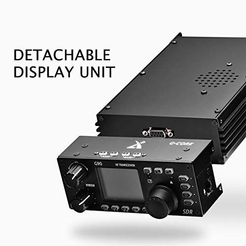 Xiegu G90 HF Transceiver 20W SSB/CW/AM/FM SDR with Auto Antenna Tuner