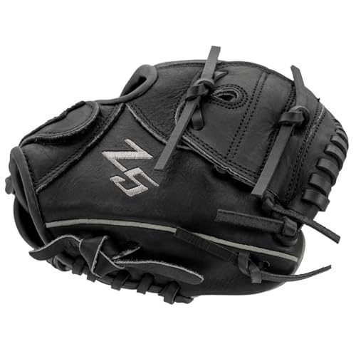 SSK Z5 Baseball Training Gloves 8.5" Black Right Hand Throw - Game-Ready Leather