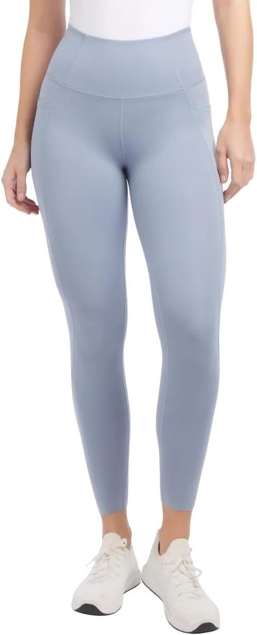 Danskin High Rise Brushed Leggings - Comfortable Fit with Side Pockets | Women's Activewear