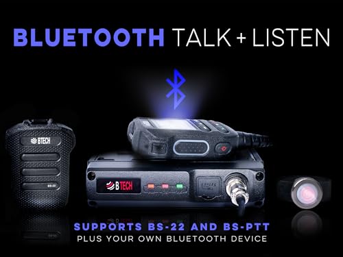 BTECH GMRS-50PRO 50W Weatherproof Base & Mobile Radio with Bluetooth GPS NOAA