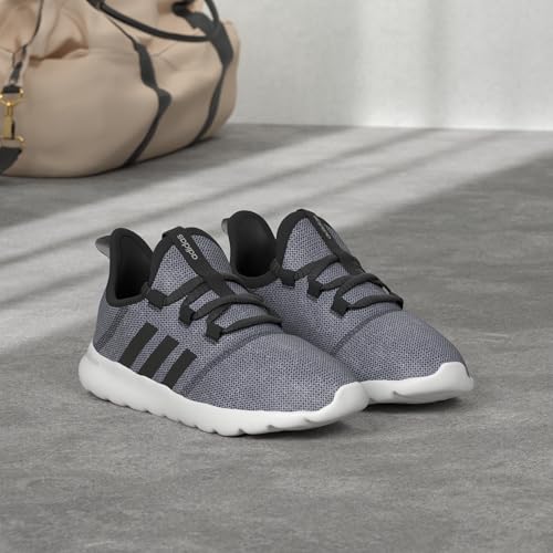 adidas Women's Cloudfoam Pure Running Shoes - Black/White, Size 7.5