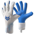 Blue WVVOU Goalkeeper Gloves for Adults & Youth Soccer - 8 Size, Breathable, High Grip Latex