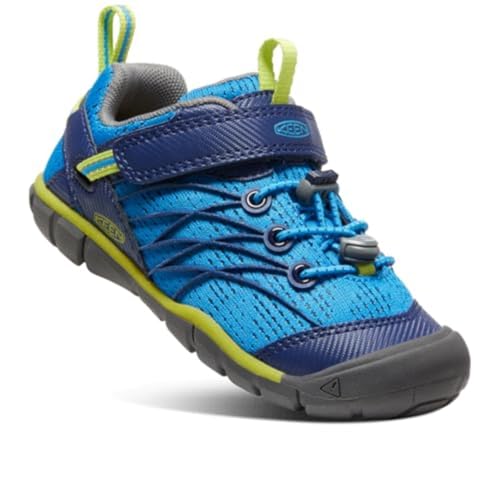 KEEN Unisex-Child Chandler CNX Sneakers - Big Kid Brilliant Blue/Blue Depths