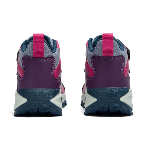Kids Waterproof Hiking Shoes - Merrell Moab Speed 2 Mid A/C Big Kid Berry Navy