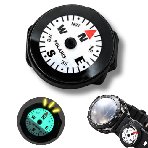 Polaris Waterproof Micro Compass Watchband Model - EDC Navigation Tool