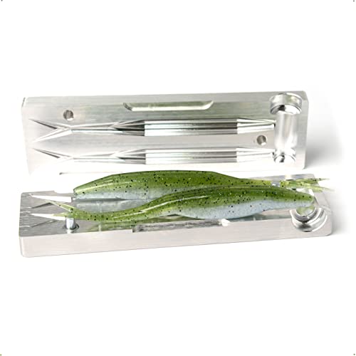 Aluminum 5'' Plastic Lure Mold for Fishing Baits - Super Fluke Injection Mold