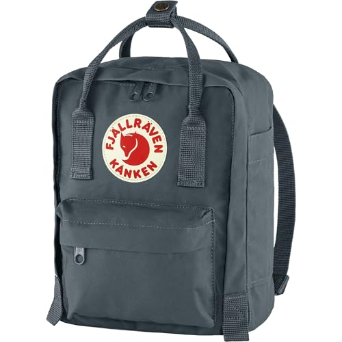 Mini Backpack for Men Women - Fjällräven Kanken Compact Vinylon Travel Bag - Graphite