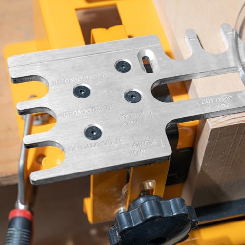 12-Inch Dovetail Jig with Templates, Router Bits & Guide Bushing - For Woodworking & DIY Projects