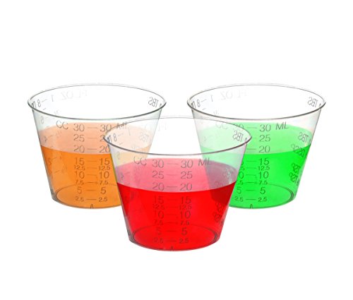 Oakridge 1 Ounce Plastic Medicine Cups Case of 5000 – Disposable Liquid Measuring Cups