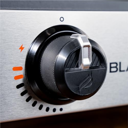 Blackstone 1666 22-Inch Portable Tabletop Gas Griddle 2024 Model with Stainless Steel Faceplate