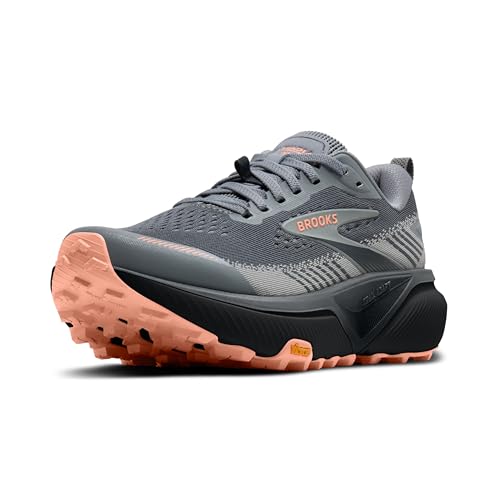 Brooks Women’s Cascadia 20 Trail Running Shoes Grey/Peach Size 9