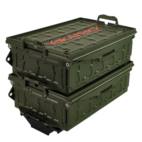 YakAttack TracPak Combo Kit with 2 Storage Boxes - Ranger Green
