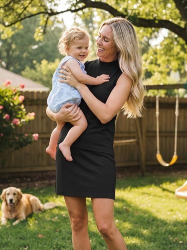 2 Piece Skirt Set for Women - Summer Tennis Travel Outfits (Medium, Black) - Casly Lamiit