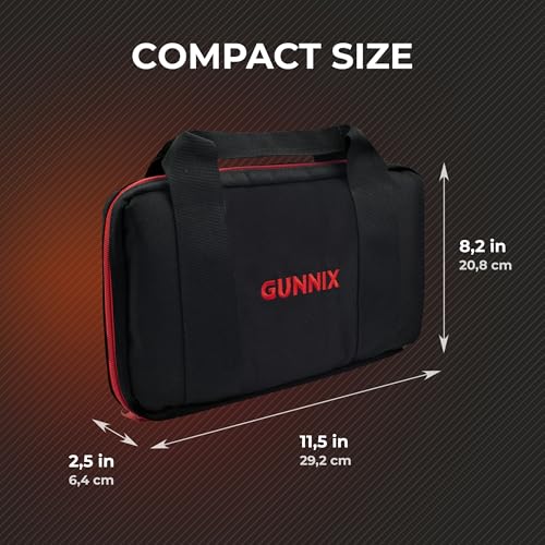 GUNNIX Elite Gun Cleaning Kit for Pistols & Shotguns - Black, 36 Pieces
