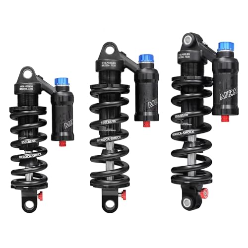 MEROCA 210mm Adjustable Air Spring Coil Over Shock Absorber 550lbs – Off-Road MTB, E-Mountain Bike