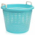 Burbell Heavy Duty Fish Basket 100 lb Capacity - Blue, 19" x 15" Outdoor Seafood Storage