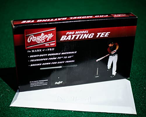 Adjustable Baseball Batting Tee with Heavy Duty Base - 14" Height Variation