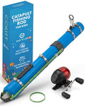 Kids Fishing Pole & Reel Set - Slingshot Catapult Rod for Children