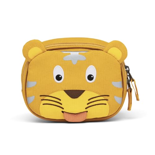 Kids Bike Handlebar Bag - Tiger Animal Design, Water-Resistant, 1L Capacity