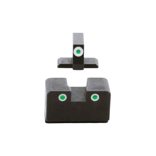 AmeriGlo Classic Tritium 3-Dot Sig Sauer Sight Set for Most Models, Green