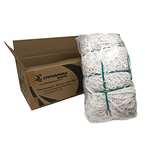 Dynamax Sports Soccer Goal Net 8ft x 24ft Replacement Mesh for Soccer Goals