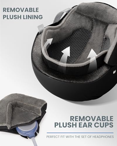 OutdoorMaster Kelvin II Ski Helmet with Bluetooth Headset - Matte Black, Large (58-62cm)