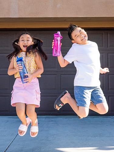 Pogo BPA-Free 32oz Water Bottle with Chug Lid - Purple, Leakproof Drinkware