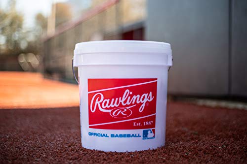 Recreational Practice Baseballs in Bucket - Youth, Official Size, 24 Pack