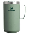 Stanley 24 oz Camp Mug - Hammertone Green, Double Wall Vacuum Insulated