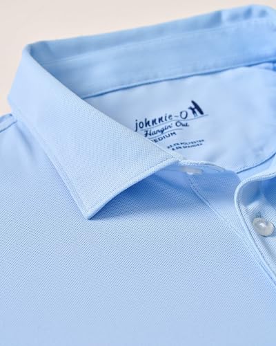 Men's Johnnie-O Stevie Polo Shirt Medium Kona Performance Golf Moisture-Wicking Stretch
