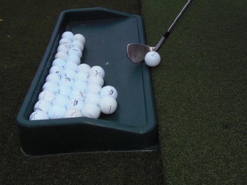 Commercial Golf Ball Tray for Indoor & Range Practice, Heavy Duty Plastic Organizer