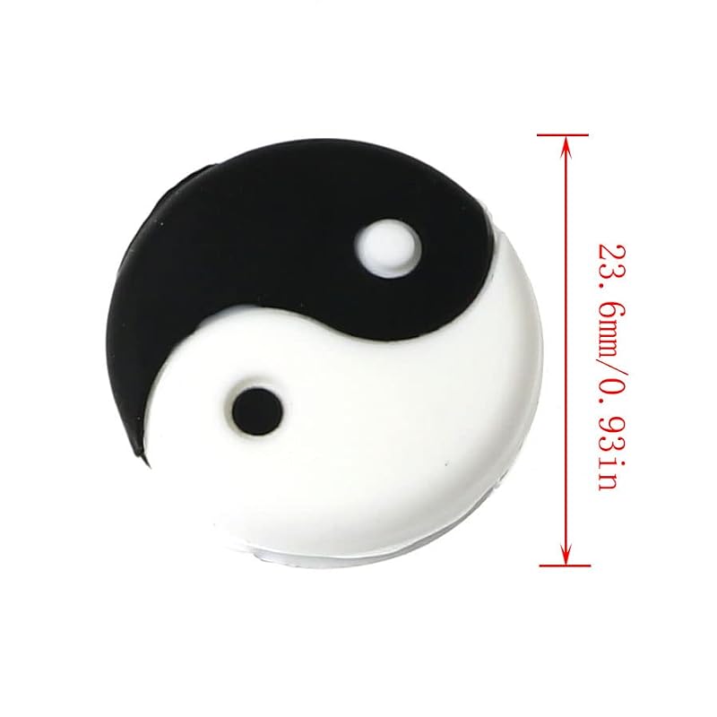 6PCS Tennis Racket Vibration Dampeners Shock Absorbers for Improved Stability