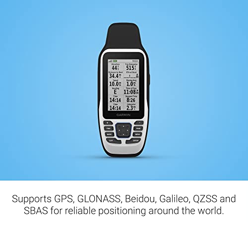 Marine Handheld GPS with Worldwide Basemap and Water-Resistant Rugged Design