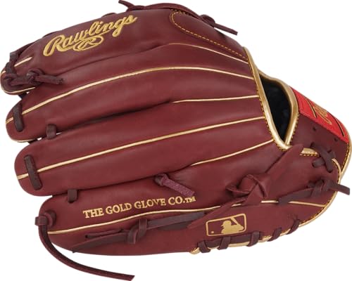 Rawlings R9 Series Baseball Glove 12 Inch Right Hand Sherry Web - Youth & Intermediate