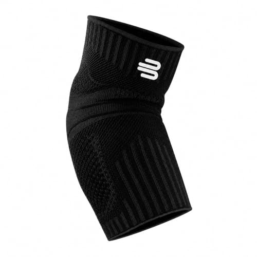 Elbow Support Brace for Sports, All Black, Medium - Bauerfeind