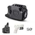 WARRIORLAND Glock 43/43X Mini Tactical Light with Kydex Holster, 150 Lumens