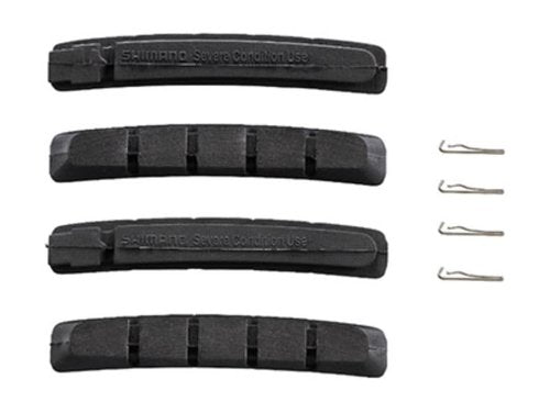 Shimano Y-8AA98212 B70R2 Brake Blocks Black