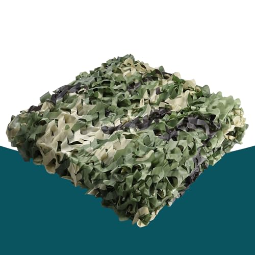 iunio 19.68ft x 19.68ft Camouflage Netting - Woodland Bulk Mesh for Hunting & Decoration