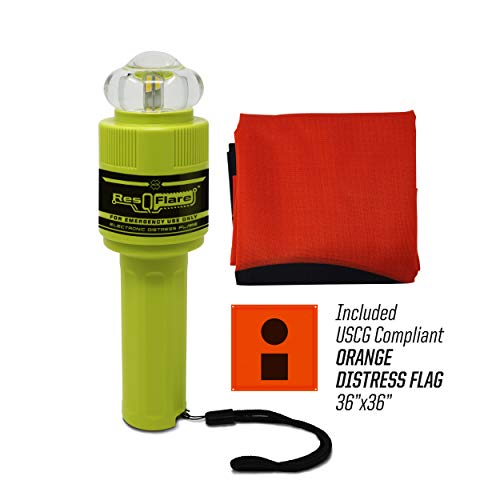 ACR ResQFlare Marine Electronic Boat Flare - USCG Compliant Emergency Signal