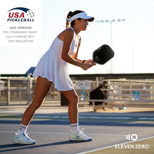 Elongated Carbon Fiber Pickleball Paddle with Large Sweet Spot - Lightweight, Power & Control