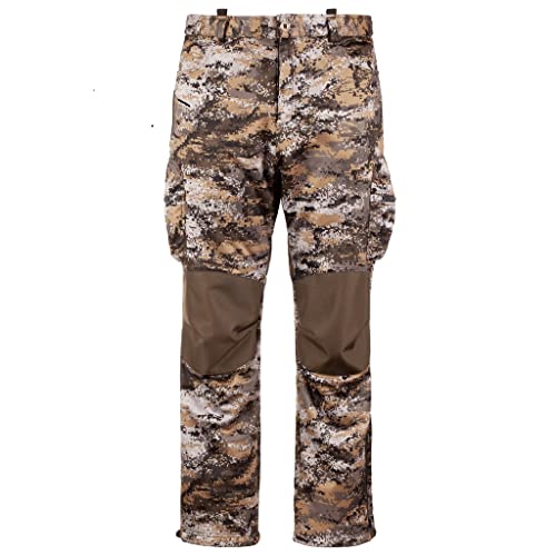 Huntworth Ketchikan Men's Heavyweight Windproof Soft Shell Hunting Pants - Medium, Disruption Camo