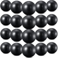 Pilates Exercise Balls 20 Pack - 9 Inch Black Yoga & Fitness Balls
