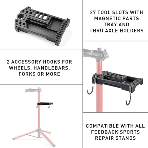 Tool Tray for Bike Repair Stands - Black & Pro Variation