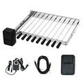 Skyflame Electric BBQ Skewers Set with 9 Stainless Steel Rotating Kebabs