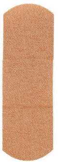 Flexible Fabric Adhesive Bandages 1x3 Inches - Sterile, Beige, Box of 100