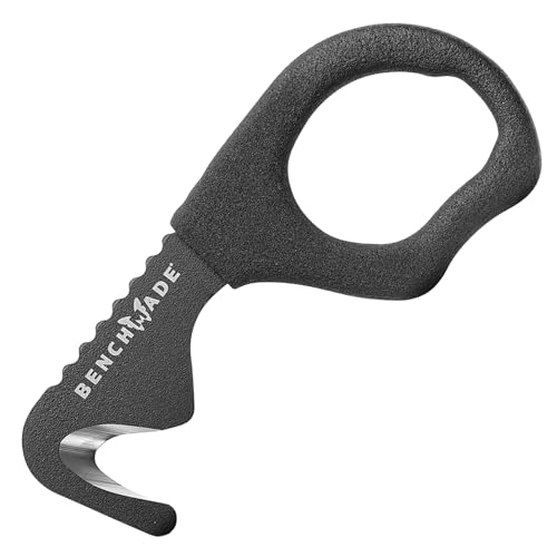 Fixed Blade Rescue Knife with Sheath - MOLLE Compatible, 440C Steel Blade