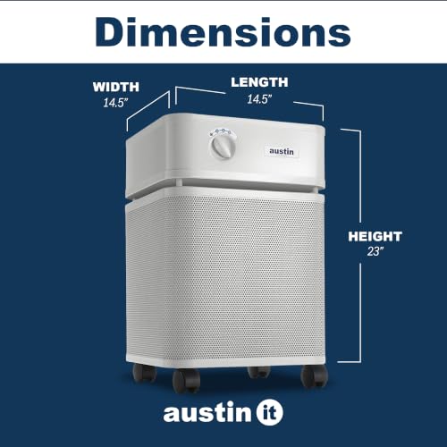 Austin Air HealthMate Plus Air Purifier Sandstone - Large Room 4-Stage Filtration